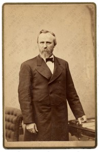 Portrait of President Rutherford B. Hayes. ca 1876, from the Olin Levi Warner papers - Image Gallery | Archi Courtesy of www.aaa.si.edu